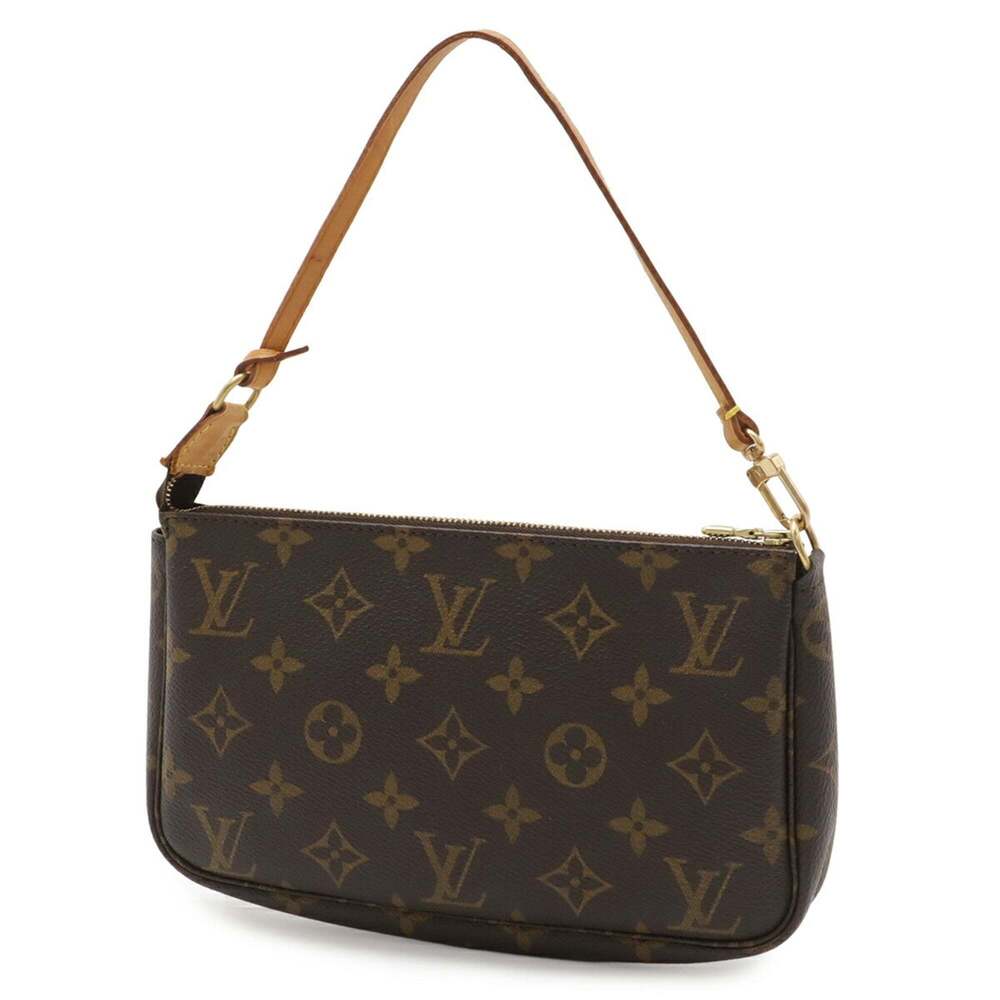 LOUIS VUITTON Brown Monogram Pochette Pouch - Picture 3 of 9